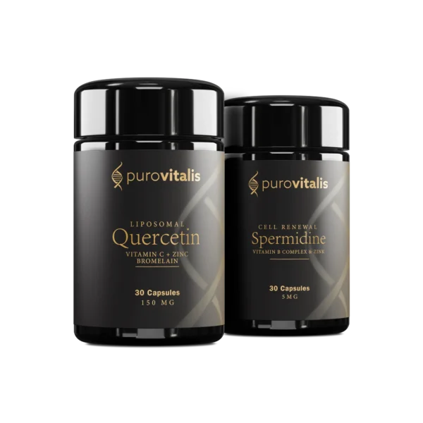 Pacchetto di attivatori cellulari di Purovitalis - Quercetina e spermidina