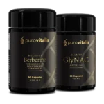 Pachet de reînnoire metabolică, inclusiv Berberine Balance și GlyNac Clarity de Purovitalis